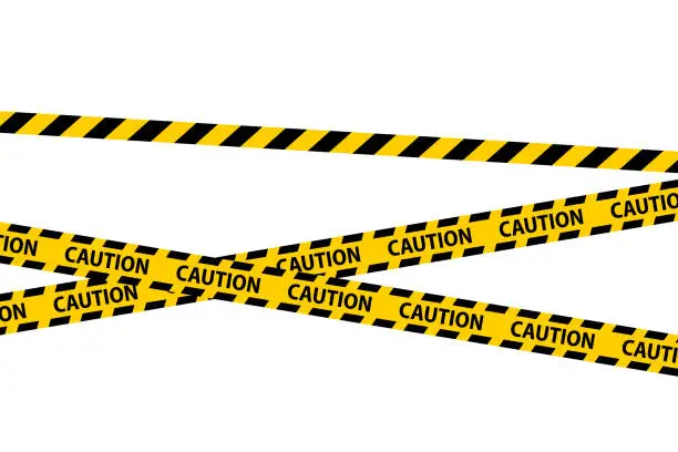 Vector illustration of danger_tape