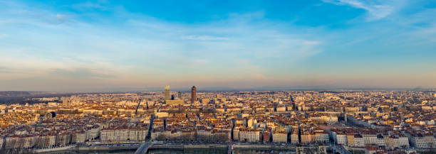 istock skyline of Lyon with river 1344230990