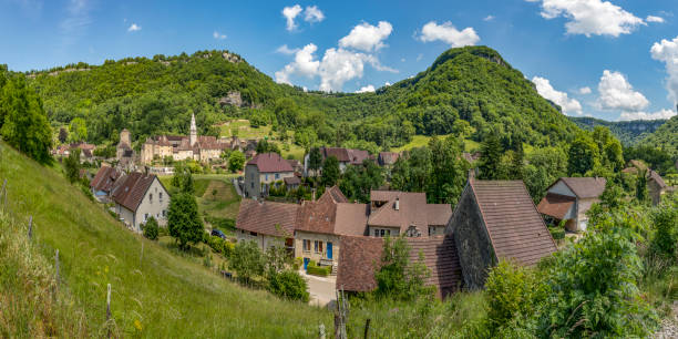 istock village Baume les Messieurs 1344231116