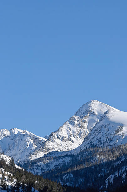 istock Mountain Vista Winter Summit View 134423398