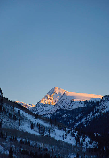 istock Alpenglow on Scenic Mountain Vertical Landscape 134423532