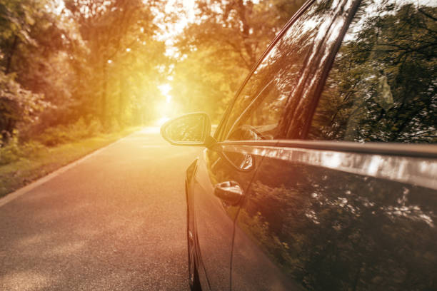 istock Road trip with rent a car 1344235418