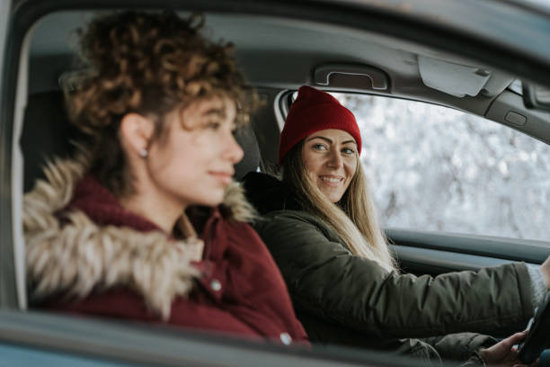 istock Two female friends enjoying their weekend getaway 1344237733