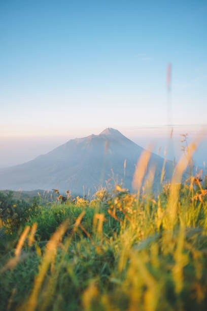 istock Great morning view on Mount Merbabu 1344237876