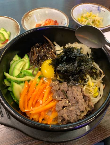 istock Beef Bi Bim Bap in a Korean Restaurant 1344238850