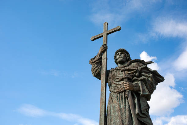 istock bronze monument to Prince Vladimir 1344247375