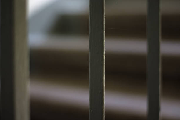 istock handrail post on the stairs in the house 1344248761