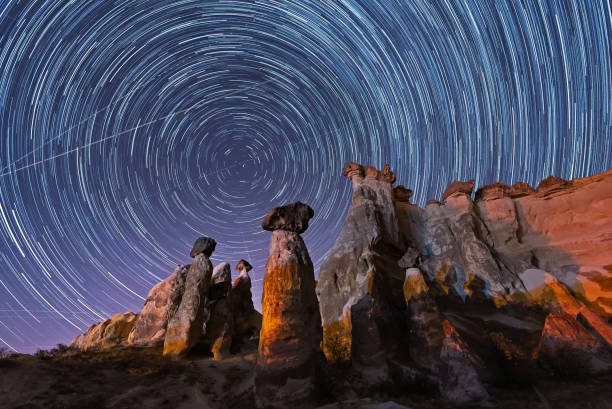 istock Cappadocia Turkey star trails photo 1344254349