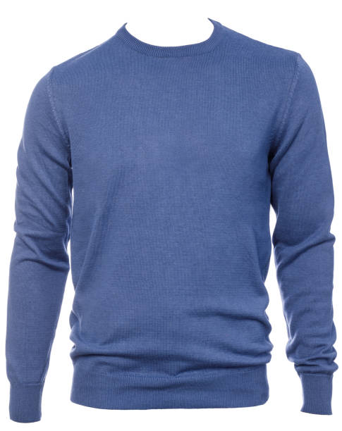 istock Blue longsleeve jumper on mannequin isolated 1344255479