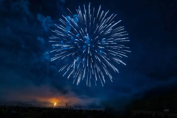 Photo of Fireworks in the Moonlight