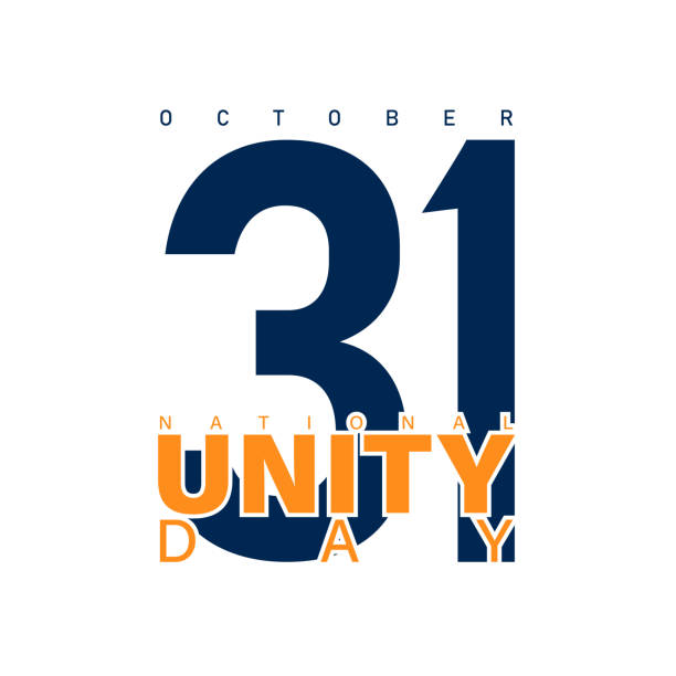 National Unity Day of India on 31 October National Unity Day of India on 31 October the birth anniversary of Sardar Vallabhbhai Jhaverbhai Patel. Iron man of India. National Unity Day india stock illustrations