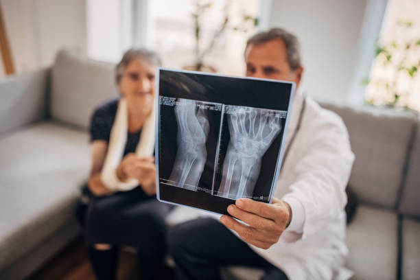 istock Hand injury, doctor and patient 1344267773