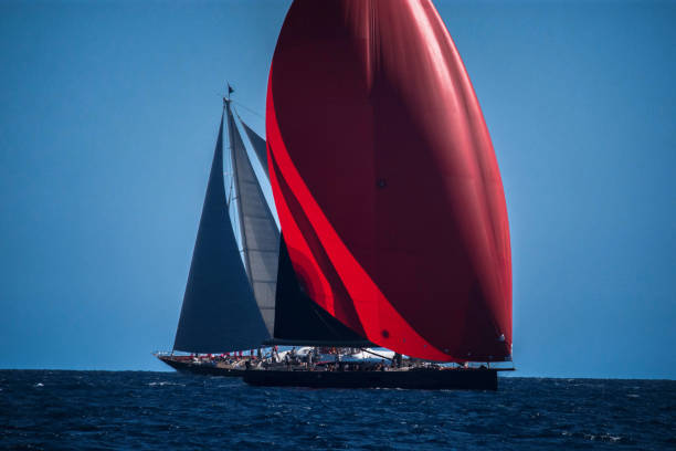 Maxi regatta in the medditeranean sea