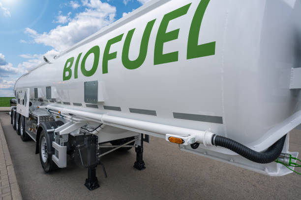 istock Biofuel tank trailer concept 1344281550