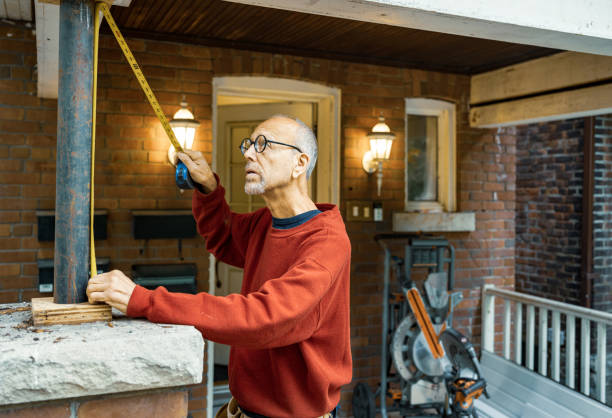 istock Senior man doing carpentry outdoors 1344281583