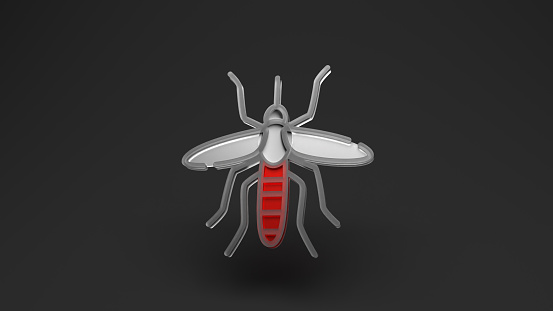 3D Mosquito Icon