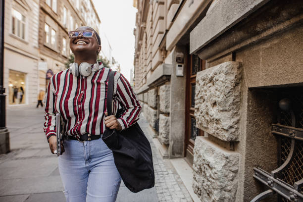 istock African-American woman on the move 1344297927
