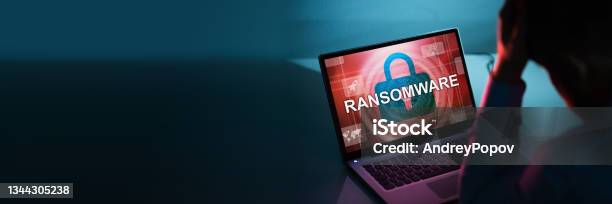 Person Looking At Laptop Screen Stock Photo - Download Image Now - Ransomware, Laptop, Password