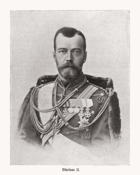 istock Nicholas II of Russia (1868-1918), raster print, published in 1900 1344307322