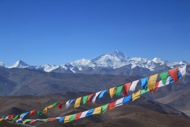 istock The Praying flags of Tibet 1344307584