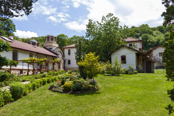 istock Orthodox Divotino Monastery at Lyulin Mountain, Bulgaria 1344307738