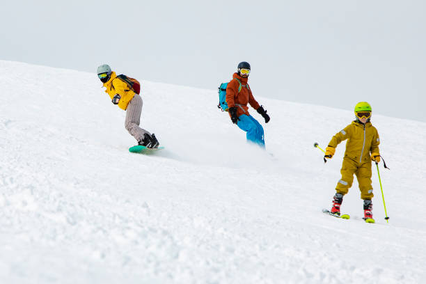 istock Family at ski resort 1344309518
