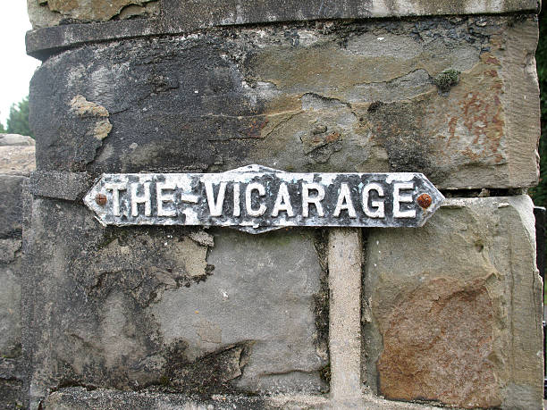 istock Sign for The Vicarage 134431951