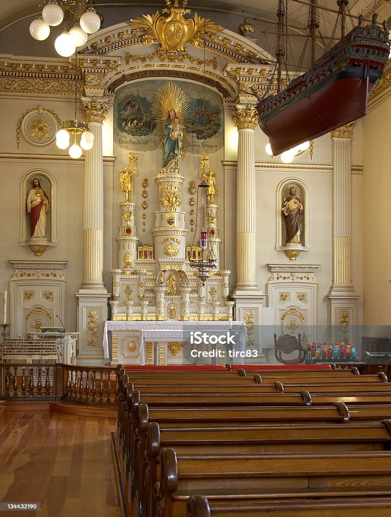 Igreja interior Cidade de Quebec - Royalty-free Alabastro Foto de stock