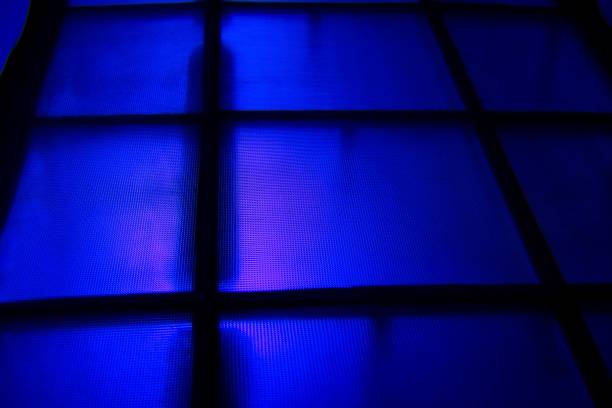 istock Cyberpunk background in ultraviolet color 1344324821