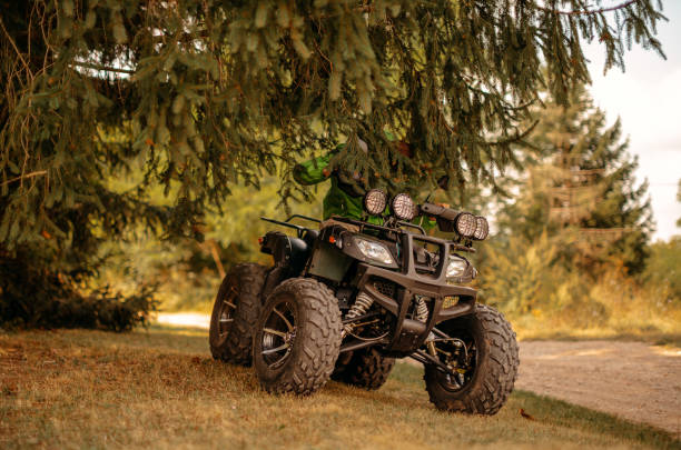 istock Riding quad in the nature 1344329658