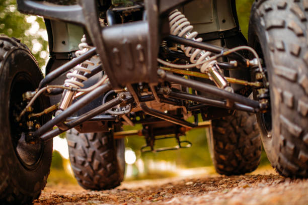 istock Riding quad in the nature 1344329688