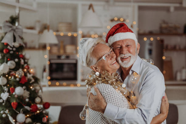istock Senior couple preparing for Christmas 1344334634