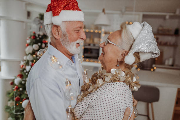 istock Senior couple preparing for Christmas 1344334668