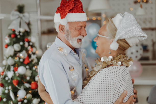 istock Senior couple preparing for Christmas 1344334698
