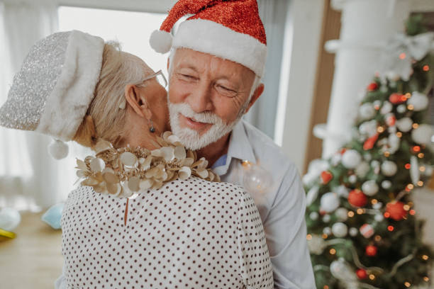 istock Senior couple preparing for Christmas 1344334715
