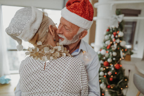 istock Senior couple preparing for Christmas 1344334756