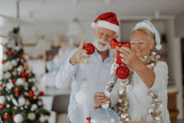 istock Couple preparing for Christmas 1344334846