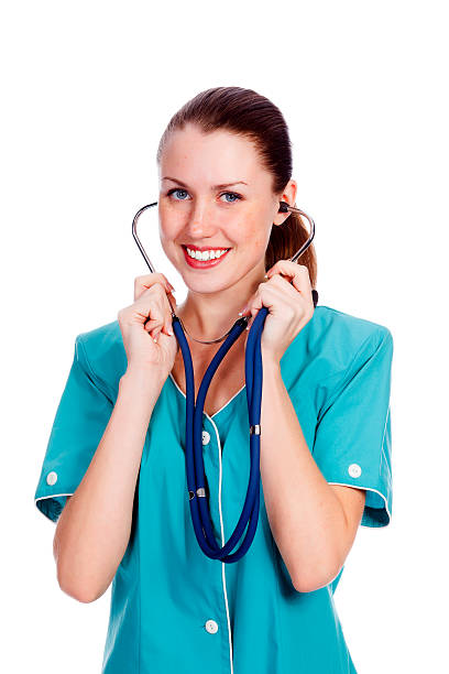 istock Good looking female doctor 134435623