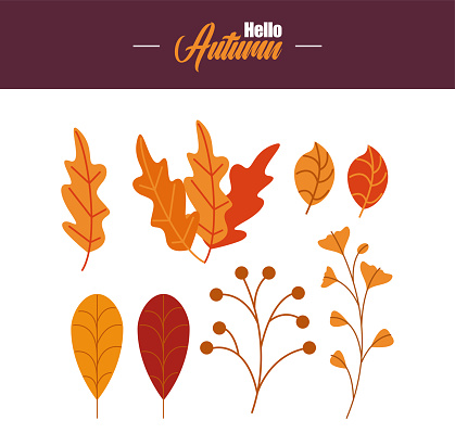 autumn illustration, holiday leaves of the holiday, october, september