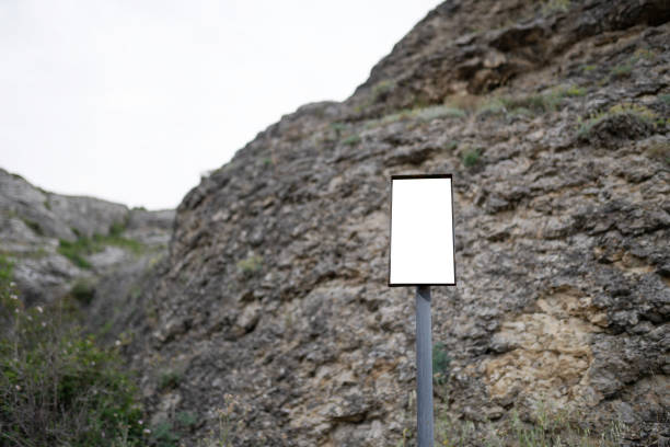 istock blank sign in the mountains 1344360399