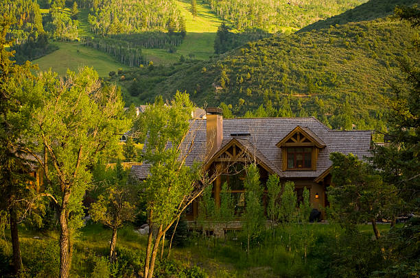 istock Beautiful Luxury Home at a Ski Resort 134437474