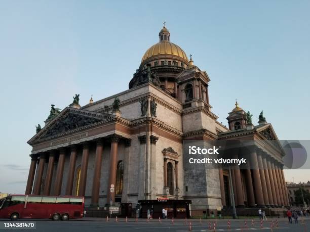 St Isaacs Cathedral Saint Petersburg Stock Photo - Download Image Now - Architectural Column, Architectural Dome, Architecture