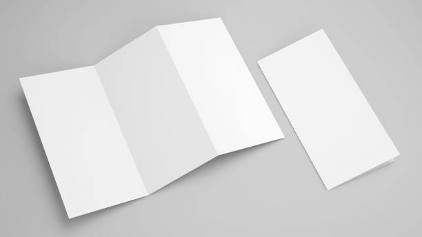 istock Brochure mock up isolated on white background.,Mock-Up On Isolated white Background. 1344386821