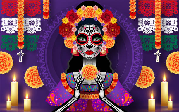 pd dftd 009 - catrina stock illustrations