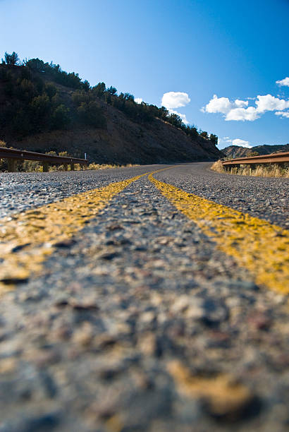 istock Curving Road and Guard Rail in the Mountains 134438933