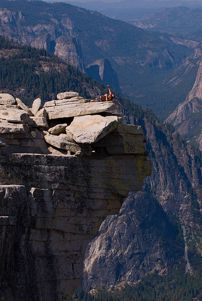 istock Yosemite Half Dome with Young Couple Taking Self Portrait Snapshot 134438987