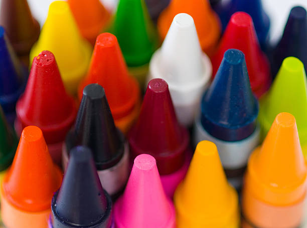 istock Colorful Crayon Tips Closeup Detail 134439285