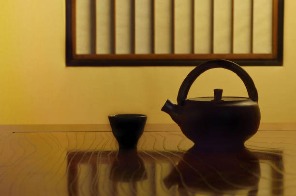 istock Japanese Saki Set on the Table 1344400904