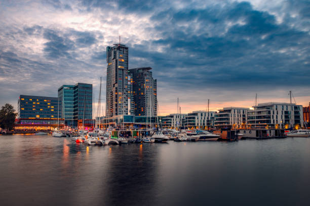 istock Evening view of Gdynia 1344401592