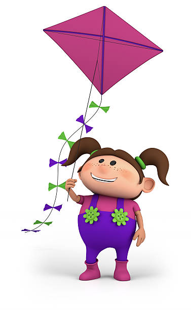 istock girl flying a kite 134440524